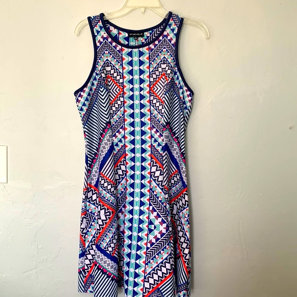 MY MICHELLE Womens Dress Sleeveless Size Large Junior